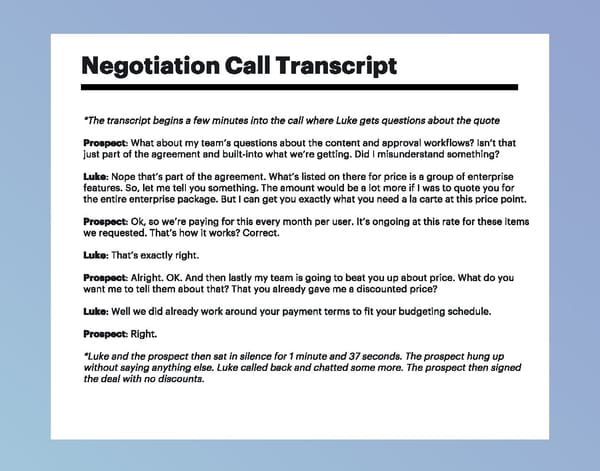 Negotiation Call Transcript - Page 1